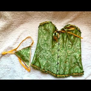 Brand New Shein Green Corset
